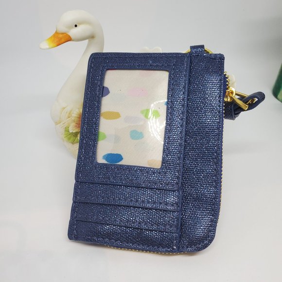 Sparkle Blue Credit Card / ID Holder Key Chain - Mary Kay Rewards Exclusive - Picture 6 of 6